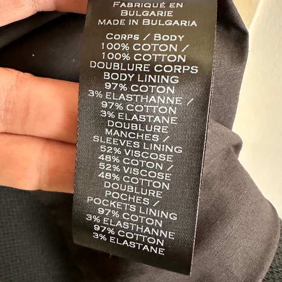 Balmain men’s black cotton jacket - Picture 7 of 8